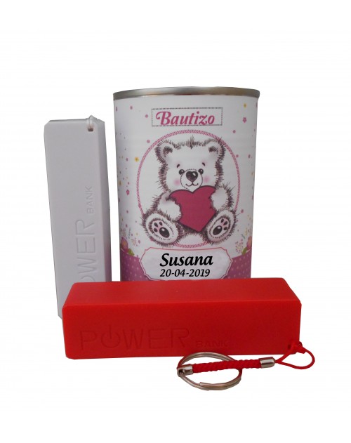 Power bank en lata personalizada